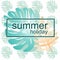 Original, juicy, summer card on the theme `summer`