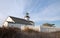 ORIGINAL OLD POINT LOMA LIGHTHOUSE UNDER CIRRUS CLOUDS AT POINT LOMA SAN DIEGO CALIFORNIA USA