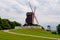 Original old windmill in Bruges