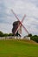 Original old windmill in Bruges, Belgium