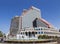 Original the Opera Tower and the round fountain before it. Tel Aviv