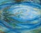 Original painting abstract beautiful water pond oleo Buenos Aires Argentina