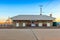 The original station building of the Old Ghan railway in outback town of Marree