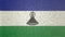 Original texture 3D image of the Lesotho flag.