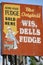The Original Wisconsin Dells Fudge Sign