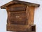 Original wooden mailbox