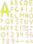 Original yellow font