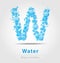 Originally created water bubble vector business icon