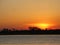 Orinoco River sunset view in Puerto Ayacucho, amazonas state Venezuela