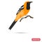 Oriole bird color flat icon for web and mobile design