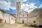 Orizontal view of the church of San Ponziano, Spoleto , Umbria