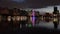 Orlando, Florida City Downtown Sunset in Lake Eola Park, Time Lapse