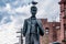 ORLANDO, FLORIDA, USA - DECEMBER, 2018: Lew Wasserman statue