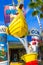 Orlando, Florida, USA - May 10, 2018: The children attraction at Adventure Island of Universal Studios Orlando.
