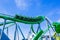 Orlando, Florida, USA - May 10, 2018: Incredible hulk coaster in Adventure Island of Universal Studios Orlando