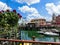 Orlando, Florida, USA - May 10, 2018: the jaws of a shark at park Universal Studios. Orlando is a theme park resort in