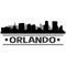 Orlando Skyline City Icon Vector Art Design