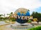 Orlando, USA - January 04, 2014: The famous Universal Globe at Universal Studios Florida theme park