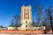 Orlov water tower in Pushkin (Tsarskoe Selo), St.Petersburg, Russia.