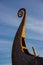 Ornament at the Bow of a Reconstructed Viking Ship in Tonsberg