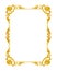 Ornament elements, vintage gold frame floral designs