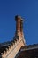 Ornamental brick chimneys