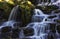 Ornamental Cascade waterfall - Virginia Water, Surrey, United Kingdom