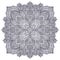 Ornamental detailed Mandala in vector. Neckwear fabric design. Elegant ornament pattern. Colouring book page. Carpet mandala print