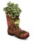 Ornamental Garden wellington boot with drop shadow