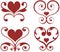 Ornamental hearts