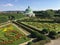 Ornamental historic pleasure garden in Kromeriz, Czech republic