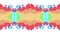 Ornamental kaleidoscope colorful shape pattern illustration background New holiday universal joyful music stock image