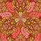 Ornamental lace pattern, background with many details, looks lik