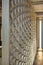 Ornamental light wooden partition