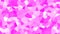 Ornamental lilac colored moving shape pattern animation background. Seamless loop 3d animation