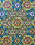 Ornamental Moroccan tile