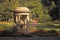 ORNAMENTAL PAGODA FEATURE AT ENTRANCE OF DURBAN BOTANICAL GARDENS