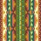 Ornamental pattern for knitting and embroidery. American Indians, Navajo, tribal, ethnic fabric.