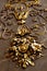 Ornamental plant gold wall 2