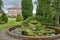 Ornamental pond in country estate