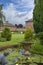 Ornamental pond in country estate