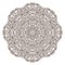 Ornamental round lace pattern