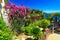 Ornamental suspended garden,Rufolo garden,Ravello,Amalfi coast,Italy,Europe