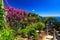 Ornamental suspended garden,Rufolo gardens,Ravello,Amalfi coast,Italy,Europe