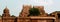 The ornamental towers in the ancient Brihadisvara Temple in Thanjavur, india.