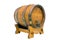 Ornamental wine barrel