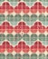 Ornamental worn textile geometric seamless pattern, vector decor