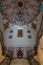 Ornamented ceiling inside of the episcopal palace in Murcia, Spain