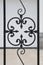 Ornamented iron fence