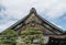 Ornamented roofs of Nijo Castle in Kyoto.